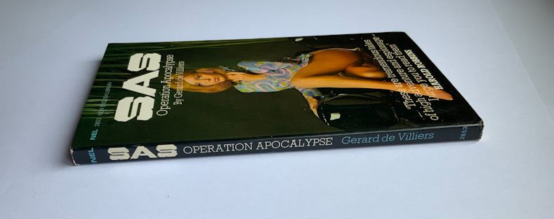 SAS Operation Apocalypse British pulp fiction book by Gerard de Villiers 1970